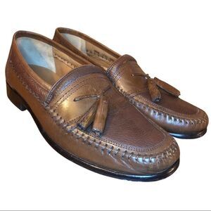 Florsheim Men’s Swivel Moc Tassel Slip-On Loafer‎ Shoes Brown Size 9.5 EEE.